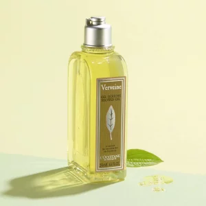 L'Occitane Invigorating & Refreshing Verbena Shower Gel: Uplifting Lemon Fragrance, Organic Verbena Extract, Gently Cleanse, Made In France