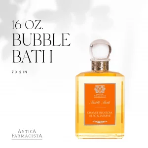 Antica Farmacista Bubble Bath, Orange Blossom Lilac & Jasmine, 15.8 Fl Oz