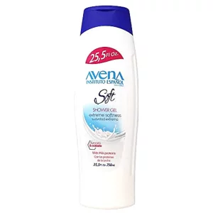 Avena Instituto EspaOl Soft Shower Gel, Extreme Softeness, With Milk Proteins, 2-Pack Of 25.5 Fl Oz Each, 2 Bottles