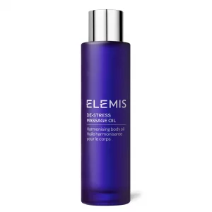 ELEMIS De-Stress Massage Oil | Harmonizing Oil Deeply Nourishes, Relaxes, and Calms the Body and Mind with a Blend of Essential Oils, 3.3 Fl Oz