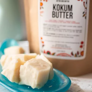 Better Shea Butter Raw Kokum Butter Unrefined - Body Butter Bar For Soap Making And Diy Butter, Skin And Hair Products - Pure, Unscented Skin Butter
