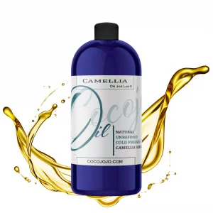 Dr Joe Lab Japanese Camellia Seed Oil - 100% Pure, Unrefined, Cold Pressed, Non-Gmo Bulk Carrier - 32 Oz - For Skin, Hair, Nails, Body, Facial Hair -