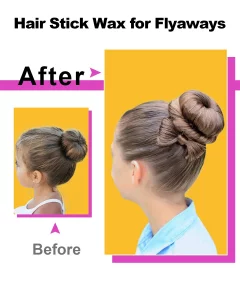 Anwoor Hair Wax Stick, Styling Wax For Smooth Wigs, Slick Stick For Hair Non-Greasy Styling Hair Pomade Stick For Flyaways Edge & Frizz Hair - 2.7 Oz