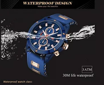 Aimes Men S Stylish Wrist Watch Silicone Strap Fashion Casual Waterproof Sport Watch Chronograph Military Analog Quartz Business Watches Best Mens