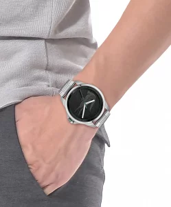 Lacoste Le Croc Men's Quartz Stainless Steel and Link Bracelet Watch, Color: Silver (Model: 2011131)