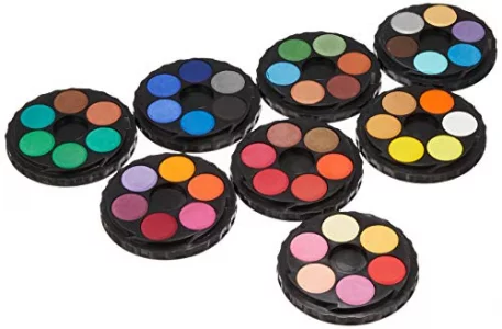 Koh-I-Noor Watercolor Wheel Stack Pack (8 Trays x 6 Colors)
