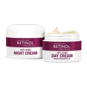 Retinol Anti-Aging, Vitamin Enriched Night Cream & Day Cream - Your 24 HOUR skincare duo that works day and night to give you younger-looking skin, 1