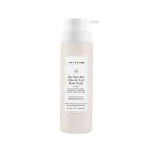 Naturium The Smoother Glycolic Acid Exfoliating Body Wash, Soft & Smoothing Cleanser, 16.9 oz