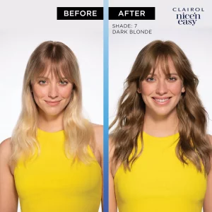 Clairol Nice'n Easy Permanent Hair Dye, 7R Lighest Auburn Hair Color, Pack of 1