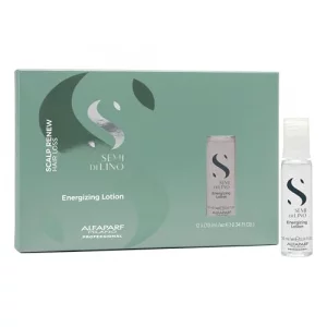 Alfaparf Milano Semi Di Lino Scalp Renew Energizing Lotion for Thinning Hair - Strengthens, Re-densifies and Stimulates Hair Fiber - Professional Sal