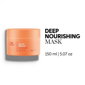 Wella Professionals Invigo Nutri-Enrich Mask, Deep Nourishing & Moisturizing Hair Mask For Dry & Damaged Hair, 5.07 oz