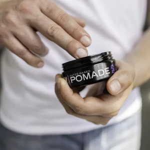 Billy Jealousy Lunatic Fringe Water-Based Pomade for Men, Strong Hold, High Shine, Water Soluble and Vegan Hair Product Ideal for Medium to Long Thic