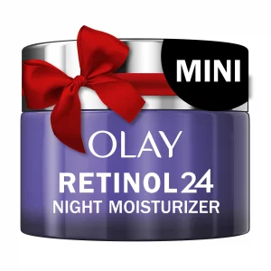 Olay Regenerist Retinol 24 + Peptide Night Face Moisturizer, Fragrance-Free, Trial Size 0.5 Oz