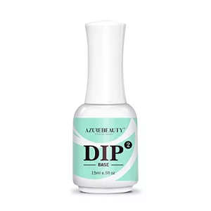 AZUREBEAUTY Dip Powder Base Coat 15ml for Nail Dipping Powder Set French Nails Art Manicure Beginner DIY Salon