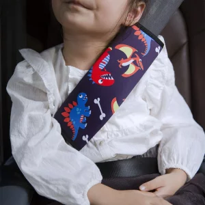 YR Seat Belt Cover for Kids, Soft Comfort Seat Belt Cushion for Children, Cute Cartoon Pattern Car Seat Belt Pads Cover for Girls and Boys, 1 Pack, D