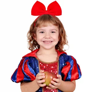 Bow Headband Red Bowknot Headband Christmas Big Bow Hair Hoop Cute Girls Kids Party Decoration Headdress Christmas Cosplay Costume Headwear Halloween