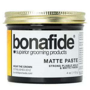 Bona Fide Pomade, Matte Paste 4 oz.