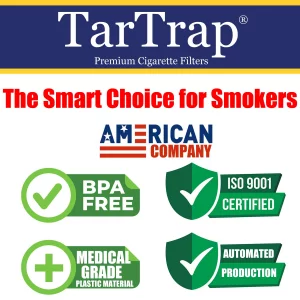 plastic free cigarette filters TarTrap Disposable Cigarette Filters