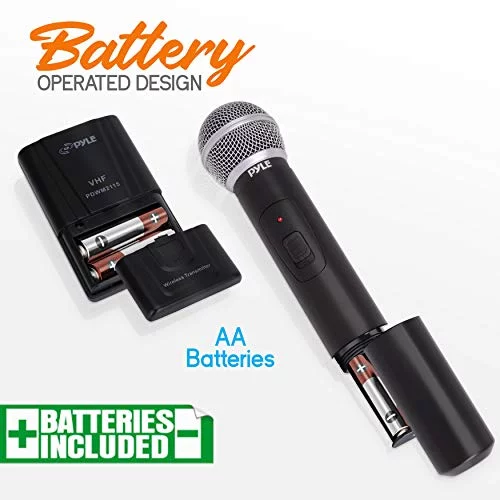 thumbnail image 2 of Pyle Wireless Microphone System PDWM2115 – With Handheld & Headset Mics 2 of 3