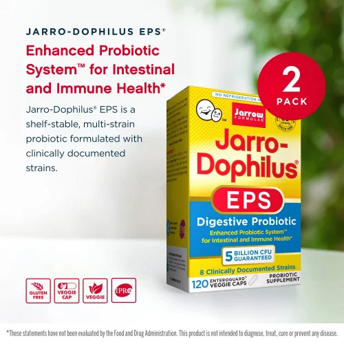 Jarrow Formulas Jarro-Dophilus Eps - 5 Billion Organisms Per Serving ...