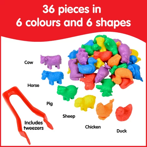 edxeducation Linking Cubes Classroom Set - Includes 500 Construction Blocks in 10
