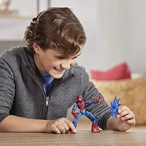 Spider-Man Marvel Bend And Flex Action Figure, 6-Inch Flexible Toy ...
