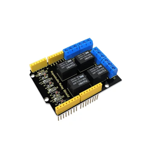 KEYESTUDIO 4 Channel Relay Shield 5V for Arduino Controller R3 ARM PIC ...