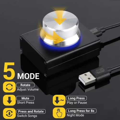 Usb Volume Control, Drok Pc Computer Speaker Audio Volume Remote ...