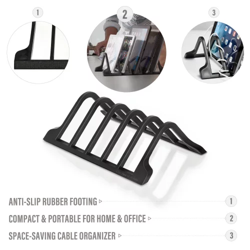 Prosumer's Choice Universal 5 Tablet and Smartphone Charging Organizer ...