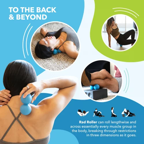 Rad Roller Original Myofascial Release Tool Eco Friendly Silicone