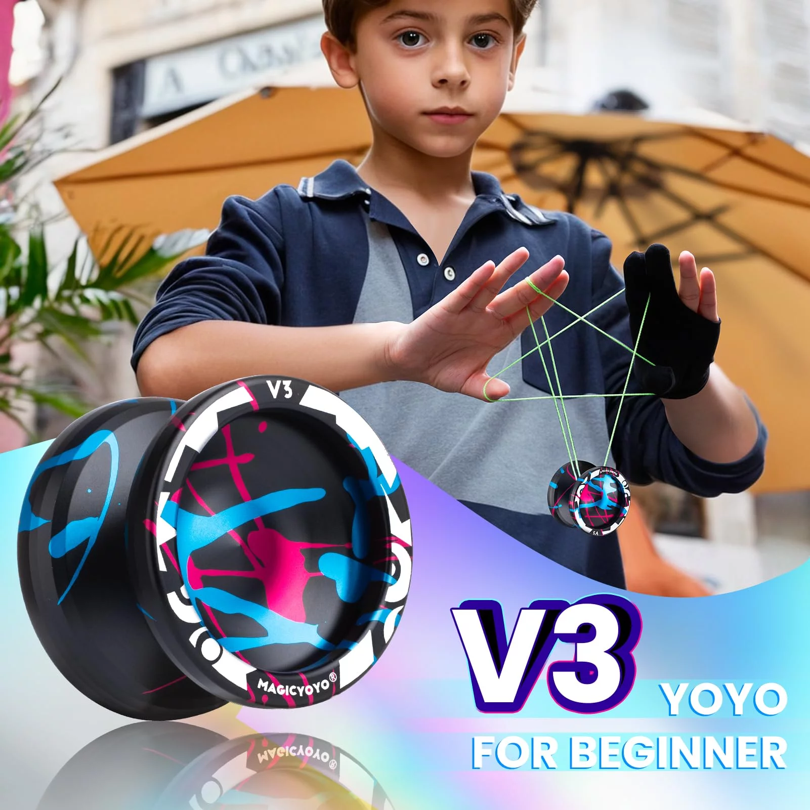 Professional Metal Yoyo For Kids & Adults – Competitive Yoyo Ball With Accessories