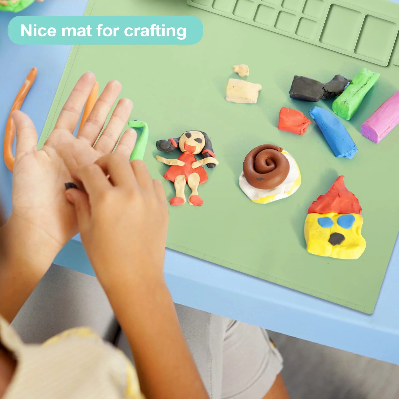 WISRIGHT Silicone Paint Mat – Silicone Craft Mat For...