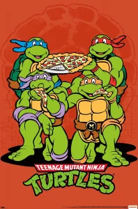 Trends International Teenage Mutant Ninja Turtles Pizza Wall Poster 22.375