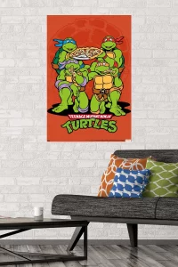 Trends International Teenage Mutant Ninja Turtles Pizza Wall Poster 22.375