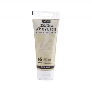 PEBEO - Acrylic Fine Studio Acrylics - Buff Titanium - Buff Titanium 100ml/3.38oz
