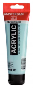 Acrylic Amsterdam Azul Light Blue Claro 120 Ml