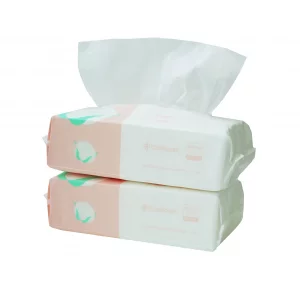 Careboree 200 Count Ultra Soft Dry Baby Wipes Unscented Multi-Purpose Pure Cotton Tissue (2 PACK-200 Count)