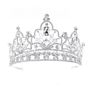 Eseres Pageant Crown Tall Tiaras for Women Wedding Queen Crown Prom Queen