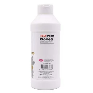 MONT MARTE Premium White Texture Gesso 16.9oz (500ml), Suitable for Acrylic Paint, Oil Paint, Color Pencils, Pastels, Graphite and Charcoal