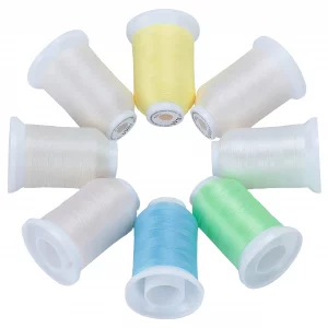 New Brothread 8 Spools Uv Color Changing Embroidery Machine Thread Kit 30Wt 500M(550Y) Each Spool For Embroidery, Quilting, Sewing