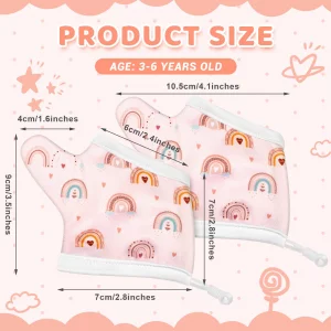 4 Pairs Thumb Sucking Stop For Kids Thumb Sucking Guard Breathable Thumb Guard For Thumb Sucking Nail Biting Gloves For Baby Toddler Stop Sucking Fin