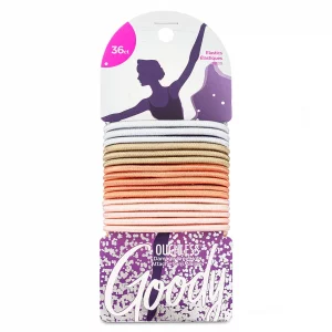 Goody Icy Holiday Ornament Elastics - 36 Count, Assorted - Hair Accessories For Men, Women, Boys And Girls To Style With Ease And Keep Your Hair Secu