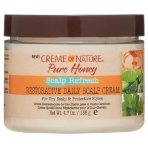Creme Of Nature Scalp Refresh Daily Cream, Restorative Leave-In Cream 4.76 Oz