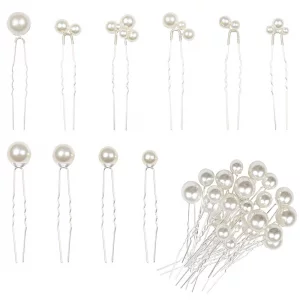 Elane 38 Pcs Pearl Hair Pins For Wedding Hairstyles,Pearl Bridal Hair Accessories,Pearl Hair Accessories For Wedding