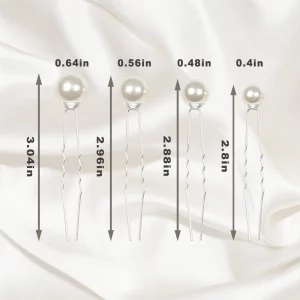 Elane 38 Pcs Pearl Hair Pins For Wedding Hairstyles,Pearl Bridal Hair Accessories,Pearl Hair Accessories For Wedding