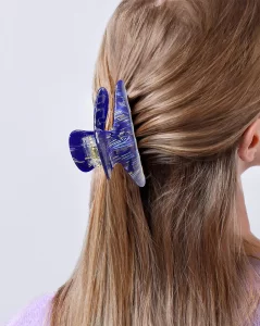 Hyfeel French Hair Jaw Claw Clips For Women Classic Medium Nonslip Grips Strong Hold Hair Clips For Fine Thin Hair, 3.5 Inch Cellulose Banana Barrett