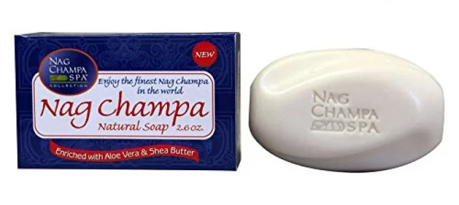 Nag Champa Natural Soap- 6 Bars- 2.6 Oz. (75 Gms) Each