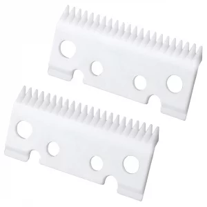 Wahfox 2Pcs Replacement Ceramic Blades For Andis Master Ceramic Moving Blade For Andis Master Clipper Blades Hair Clippers