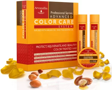 Advanced Color Care Sulfate Free Shampoo And Conditioner Set For Color Treated Hair With Argan Oil And Macadamia Oil By Arvazallia - Shampoo, Conditi