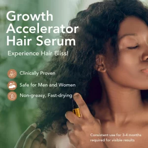 Hairsmart - Hair Growth Serum For Thinning Hair With Ayurvedic Herbs, Keratin. Treatment For Accelerating Hair Growth, Rejuvenating Hair And Strength